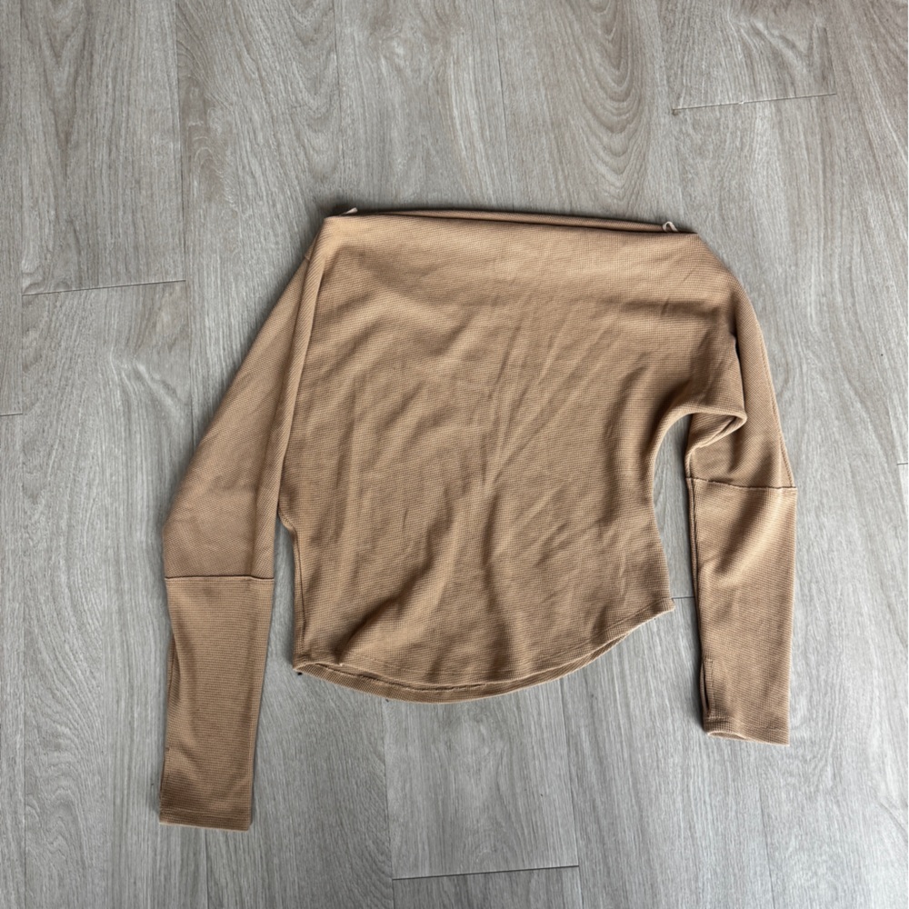 Free People - We The Free Waffle Knit off the shoulder